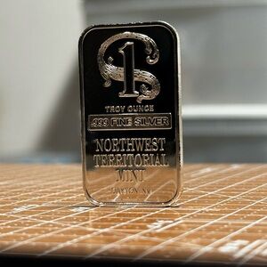 1oz Northwest Territorial Mint Dayton NV Silver Bar .999 Fine Silver